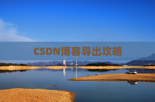 CSDN博客导出攻略